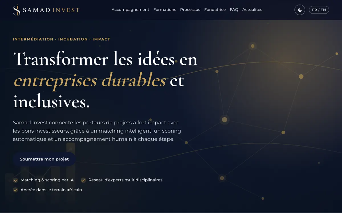 Aperçu : Samad Invest